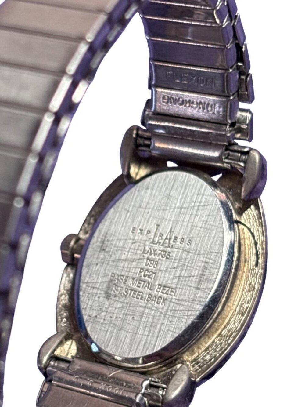 Express LA Silvertone Watch Untested - Picture 4 of 4